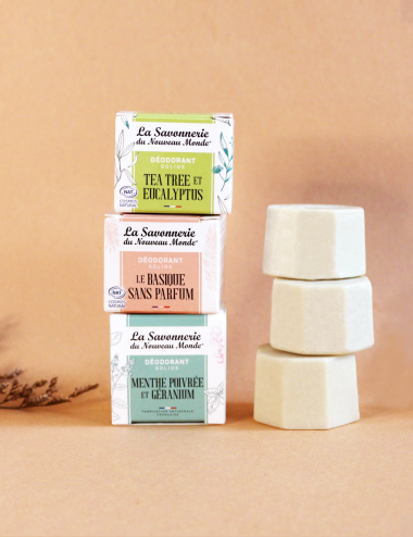 La Savonnerie du Nouveau Monde : déodorant Le Basique - sans parfum -
